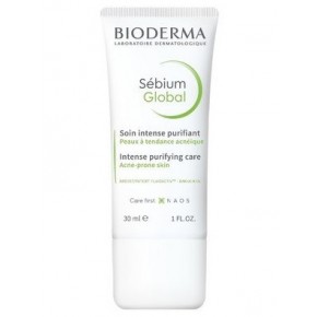 Bioderma Sebium Global Интензивна грижа за акнеична кожа 30мл