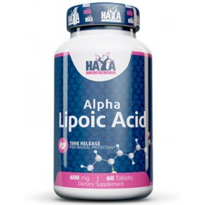 Алфа Липоева киселина, Alpha Lipoic acid Time Release 600 мг х 60 капсули HAYA LABS