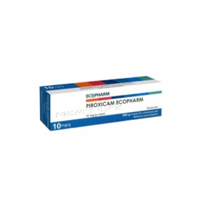 Пироксикам Екофарм, Piroxicam Ecopharm 10 мг / г крем 100 гр