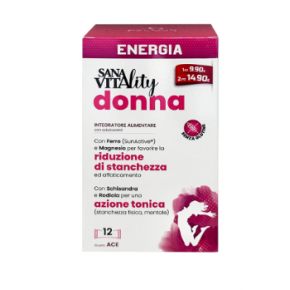 Paladin Pharma Жизненост и енергия, формула за жени SanaVitality 12 сашета с течност х 10 ml