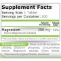 Магнезиев Цитрат 200мг / 100 табл / Pure Nutrition Изображение 1