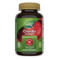 CRAN Rx® (червена боровинка 500 mg, D маноза + витамин С) х 60 желирани таблетки / Nature's way