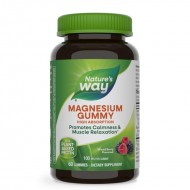Магнезий (цитрат) 100 mg х 60 желирани таблетки / Nature's way
