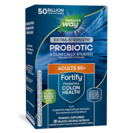 Фортифай™  Пробиотик за Възрастни 50+ Extra Strength 50 млрд.активни пробиотици, 10 щама формула х 30 V капсули / Nature's way