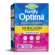 Фортифай™ Оптима  Пробиотик за Жени Extra Strength 50 млрд.активни пробиотици, 7 щама формула х 30 V капсули / Nature's way