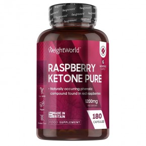 Малинови кетони 1200 mg х 180 капсули / WeightWorld