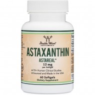 Astareal® / Астаксантин 12 mg х 60 софтгел капсули / Double Wood