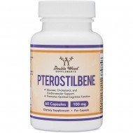 Pterostilbene/ Птеростилбен 100 mg x 60 капсули / Double Wood