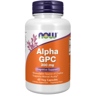 Алфа-Глицилфосфорилхолин / Alpha GPC 300 МГ - 60 Капсули / NOW FOODS