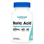 Борна киселина 600 mg х 60 вагинални капсули / Nutricost