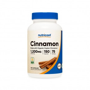 Цейлонска канела 600 mg x 150 капсули / Nutricost