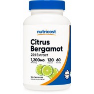 Бергамот (екстракт от плод) 600 mg x 120 капсули / Nutricost