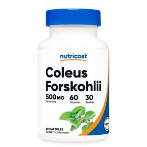 Форсколий 250 mg x 60 капсули / Nutricost
