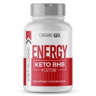 Energy Keto BHB + Caffeine / Екзогенни кетони + Кофеин x 60 капсули / Nutricost
