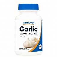Чесън (маслен екстракт) 10 mg х 240 софтгел капсули / Nutricost