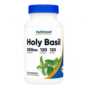 Свещен босилек 500 mg x 120 капсули / Nutricost