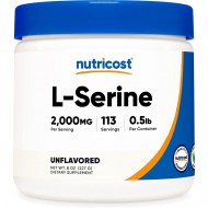 L-Серин 2000 mg x 227 g прах / Nutricost
