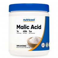 Malic Acid / Ябълчена киселина x 454 g прах / Nutricost