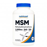 MСМ (метилсулфонил метан) 1000 mg x 240 таблетки / Nutricost