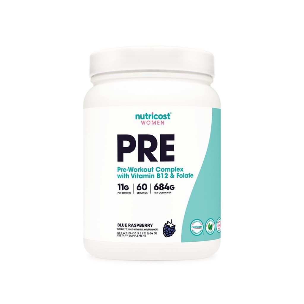 Pre-Workout Complex with B-Vitamins and Folate х 684 g прах / Nutricost ...