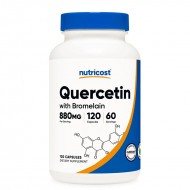 Кверцетин 440 mg + бромелаин 82.5 mg x 120 капсули / Nutricost