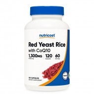Червен ориз (дрожди) + коензим Q10 х 120 капсули / Nutricost