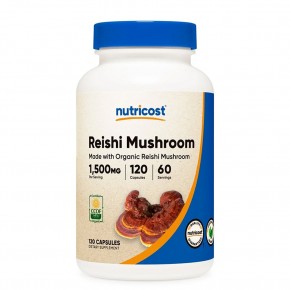 Рейши 750 mg х 120 капсули / Nutricost