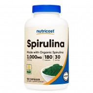 Спирулина 500 mg х 180 капсули / Nutricost
