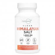 TypeZero™ Натрий (Хималайска розова каменна сол) 320 mg х 120 капсули / Nutricost