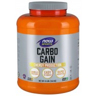 КОМПЛЕКСНИ ВЪГЛЕХИДРАТИ / Carbo Gain - Complex Carbohydrate - 3629 гр / NOW SPORTS
