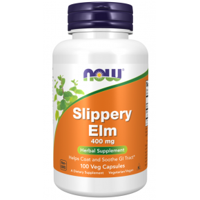 NOW - Slippery Elm (Хлъзгав Бряст) 400 МГ - 100 Капсули