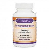 DHM 300 Дихидромирицетин 300 mg x 90 капсули / Double Wood
