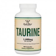 Taurine/ Таурин 500 mg x 180 капсули / Double Wood