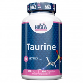 ТАУРИН 500мг 100 капсули / HAYA LABS