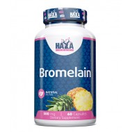 Бромелаин 500 mg х 60 капсули / HAYA LABS