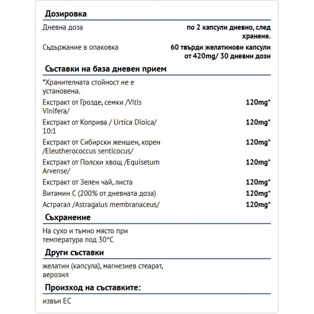 Cellulite Reducer / ЦЕЛУЛИТ РЕДЮСЪР x60 капсули, Biotica • Цена ...