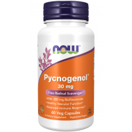 NOW - Pycnogenol / ПИКНОГЕНОЛ 30 МГ - 60 Капсули