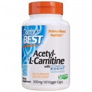 Acetyl L-Carnitine (Ацетил L-Карнитин) - изгаря мазнините и подобрява настроението 500мг х 60, Doctor's Best