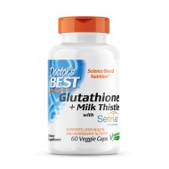 Glutathione & Milk Thistle (Глутатион с бял трън) - поддържа здравето на черния дроб, капсули х 60, Doctor's Best