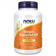 NOW - Virgin Coconut Oil / КОКОСОВО МАСЛО 1000 mg - 120 дражета
