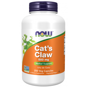 NOW - CАТs Claw (Котешки Нокът) - 500 МГ - 250 Капсули