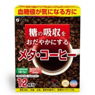 Мета кафе  (разтворимо кафе + декстрин) х 12 сашета / Fine Japan