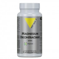 Магнезий (бисглицинат) + лимонова вербена и ГАБА x 60 капсули / Vit’All+