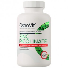 Zinc Picolinate 15 mg / ЦИНК ПИКОЛИНАТ 200 таблетки OSTROVIT