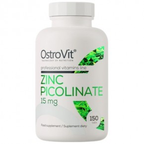 Zinc Picolinate 15 mg / ЦИНК ПИКОЛИНАТ 150 таблетки OSTROVIT