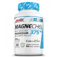 AMIX MagneChel / Magnesium Bisglycinate Chelate / МАГНЕЗИЙ БИСГЛИЦИНАТ ХЕЛАТ 90 капсули