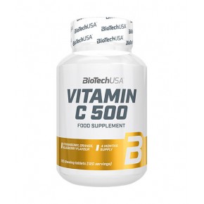 BIOTECH USA VITAMIN C 500 / ВИТАМИН С 120 ДЪВЧАЩИ таблетки