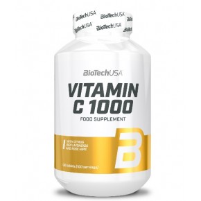 BIOTECH USA Vitamin C 1000mg. Bioflavonoids / ВИТАМИН С с БИОФЛАВОНОИДИ 100 таблетки