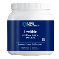 Lecithin 97% Phosphatides De-Oiled/ Лецитин 97% Фосфатиди Обезмаслен x 454 g прах Life Extension 