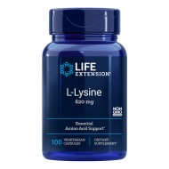 L-Lysine/ Л-Лизин 620 mg x 100 V капсули Life Extension